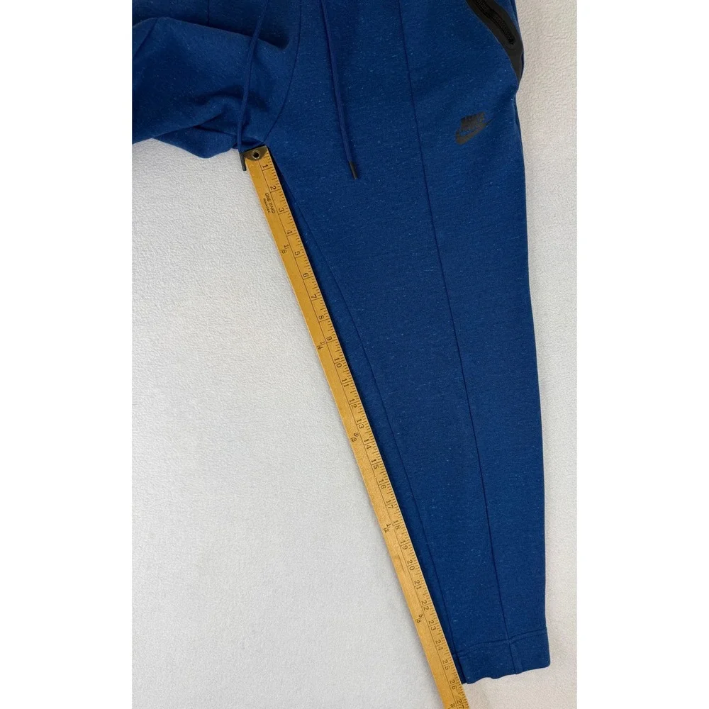 Nike Tech Fleece Joggers Mens Size Medium Blue Heathered Tapered Sweatpants
